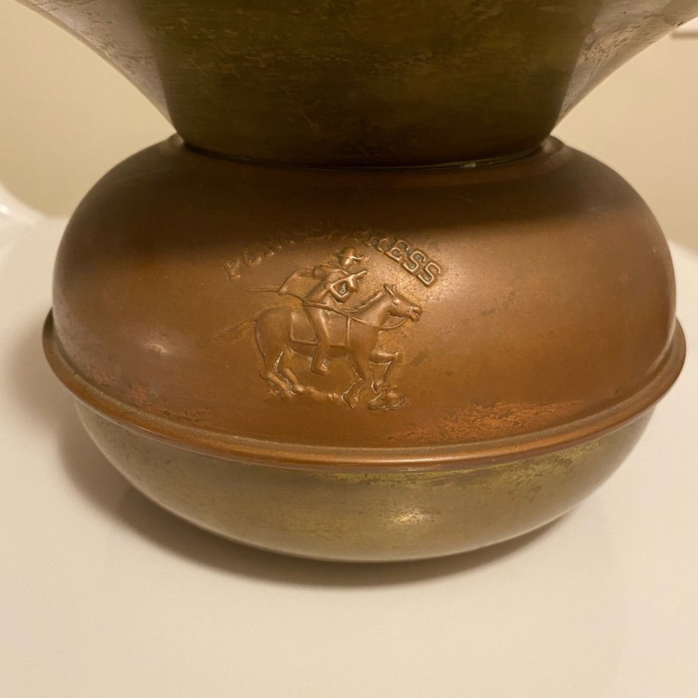 Pony Express Spittoon